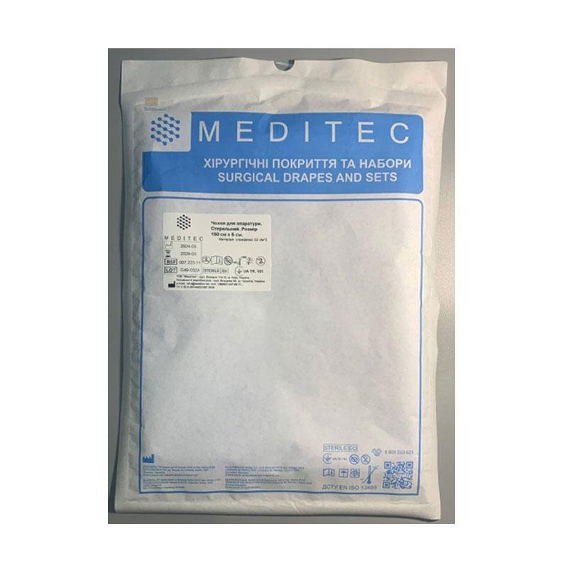 Чохол для апаратури. Стерильний. Розмір 150 см х 5 см «Meditec®». Матеріал, спанфлекс 52 г/м*2